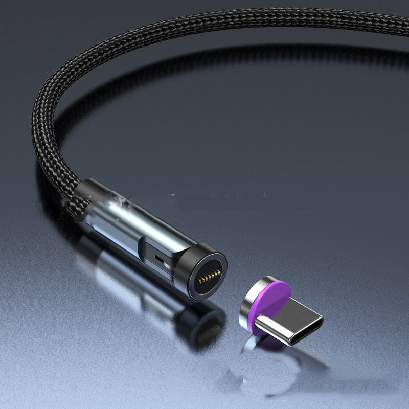 Compatible with Apple , Rotating 3A Fast Charging Magnetic Data Cable Compatible with Apple , Rotating 3A Fast Charging Magnetic Data Cable